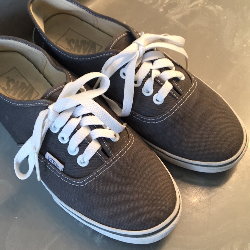 Grey Vans Size 8
